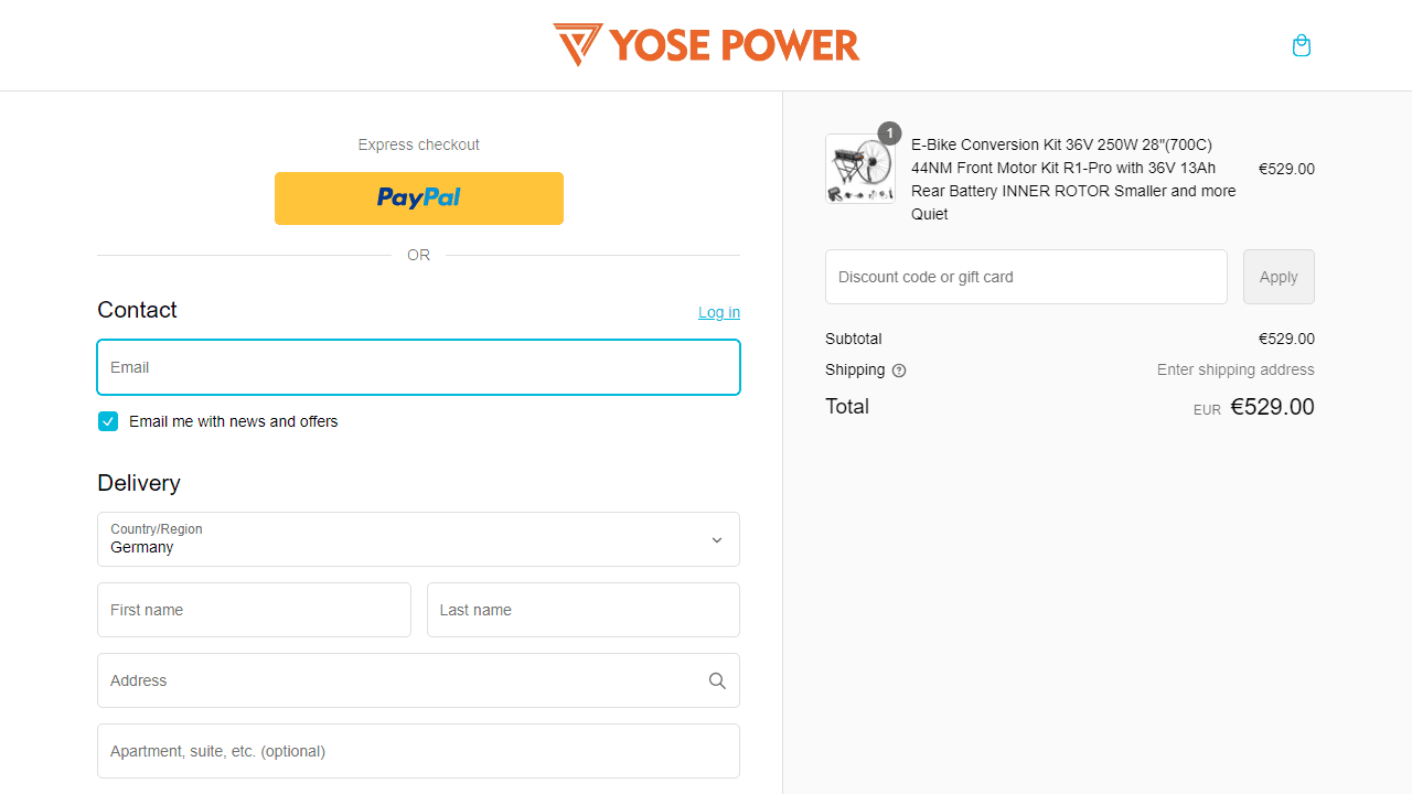 How to apply Yose Power coupon code